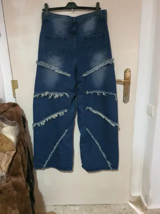 Pantalón vaquero ancho T M