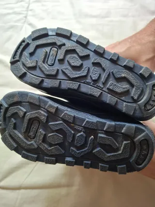 Botas de Nieve Niños Azul y Negro