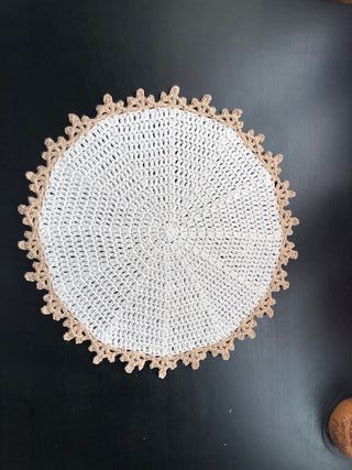 Bajoplatos tejidos a crochet