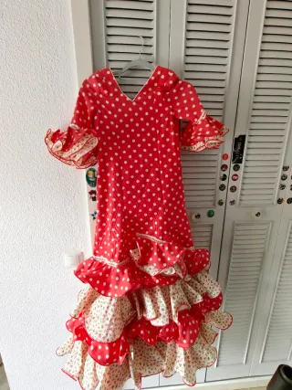 Traje de flamenca niña 7 años