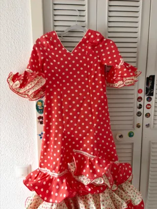 Traje de flamenca niña 7 años