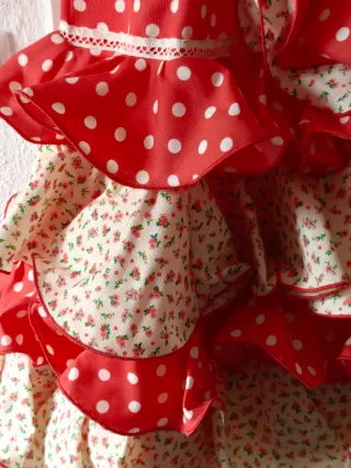 Traje de flamenca niña 7 años