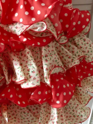 Traje de flamenca niña 7 años