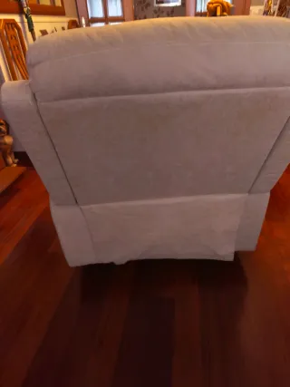 Sillón relax beige semi-nuevo