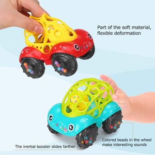 Juguetes para Coches para Bebes 2PCS Suave Plástic