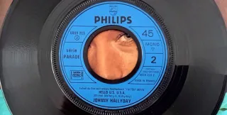 JOHNNY HALLYDAY - Lote de 3 discos single