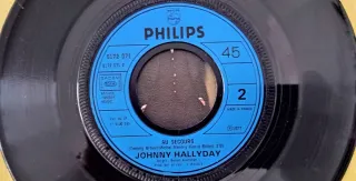 JOHNNY HALLYDAY - Lote de 3 discos single