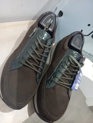 Zapatos Joya Marrón y Plateado 41 2/3