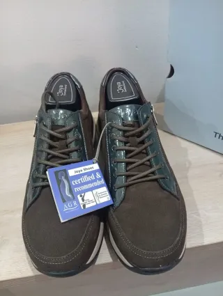 Zapatos Joya Marrón y Plateado 41 2/3