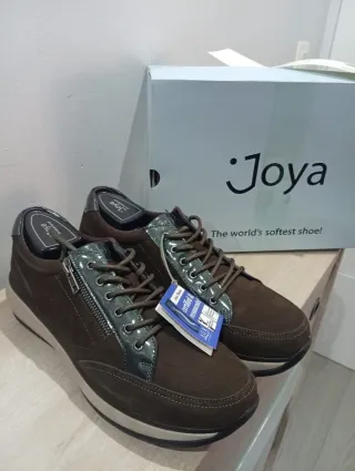 Zapatos Joya Marrón y Plateado 41 2/3