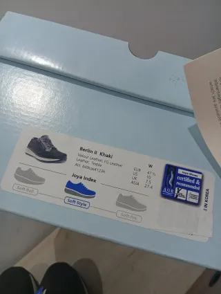 Zapatos Joya Marrón y Plateado 41 2/3