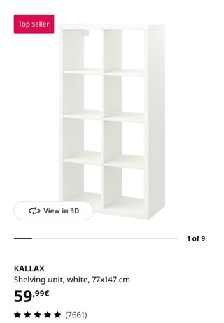 Estantería KALLAX IKEA Blanca