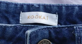 Falda larga vaquera con abertura