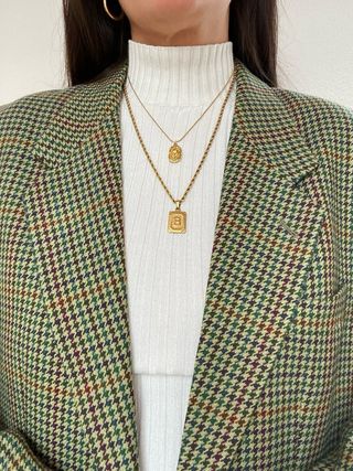 Blazer vintage de lana mujer marca Burton