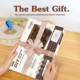 Puzzle 3D Madera Cafetería Corner Coffee