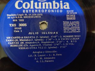 Vinilo Julio Iglesias