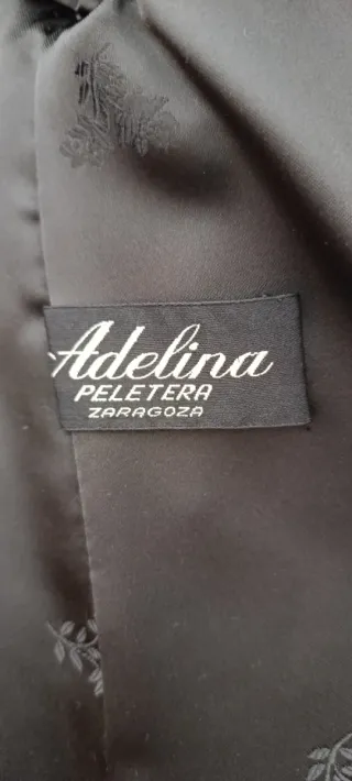 Abrigo de astracán negro