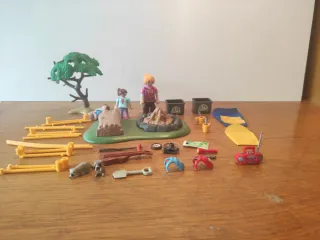 Playmobil Campamento Verano con Fogata