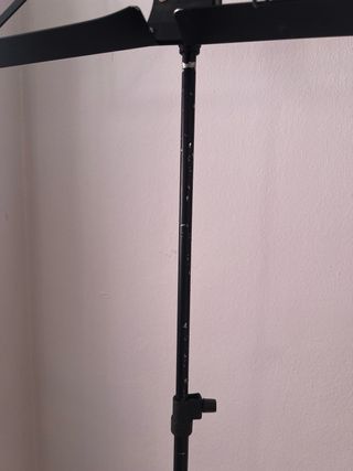 Atril de música negro