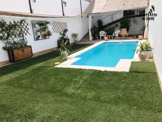 Césped artificial reciclado