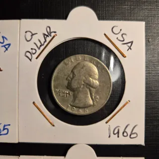 LOTE F - Monedas Quarter Dollar EEUU | 1965-1980