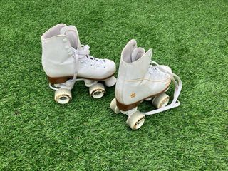 Patines 4 ruedas blancos talla 34