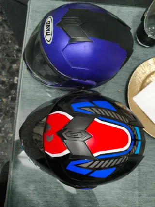 Casco Moto DAYU Negro y Azul