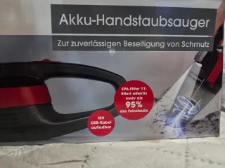 Aspiradora de mano CLEANmaxx sin cables