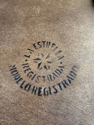 Joyero antiguo madera con escena oriental