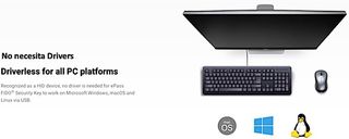 Llave de Seguridad Certificada FIDO2 USB y NFC * U