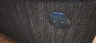 Butaca reclinable eléctrica marrón