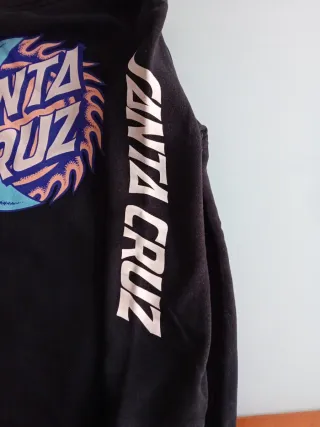 Sudadera Santa Cruz Negra Multicolor