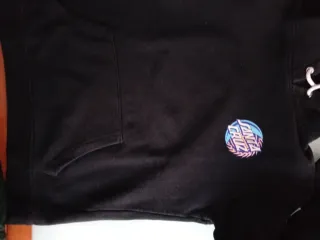 Sudadera Santa Cruz Negra Multicolor