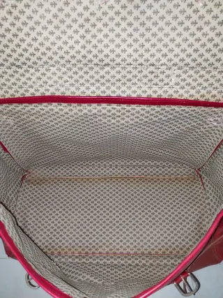 Mala de Viagem Antiga em Couro