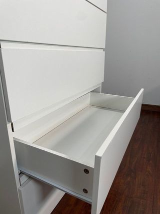 Cajonera Blanca de Madera Dormitorio