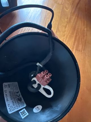 Lámpara de techo geométrica rosa metal