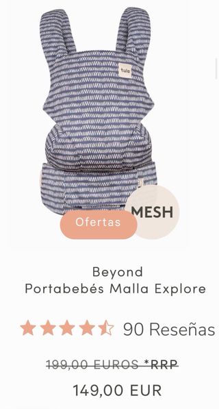 Mochila portabebe Tula Baby como nueva