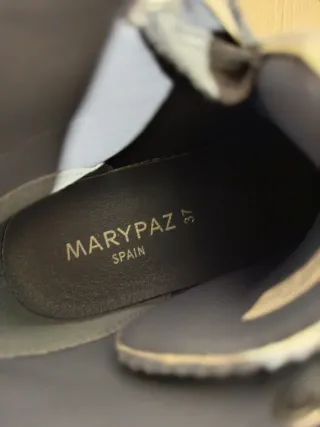 Botas Marypaz azul/gris corduroy