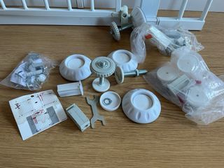 Barrera seguridad niños blanca