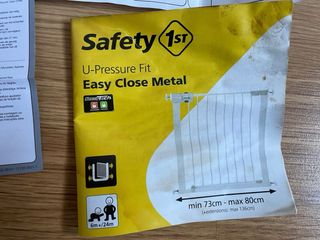 Barrera seguridad niños blanca