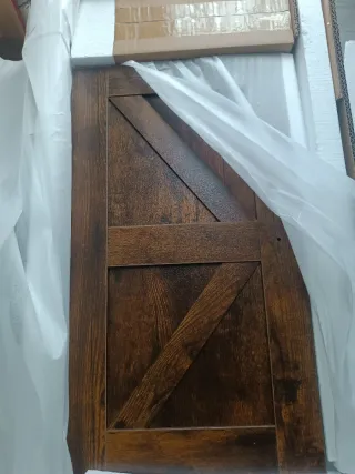 Estantería Colonial Marrón con 2 Puertas