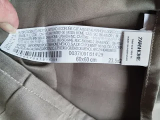 Funda cojín Zara Home 300 hilos