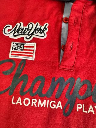 Polo niño rojo talla 14 años