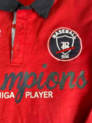 Polo niño rojo talla 14 años