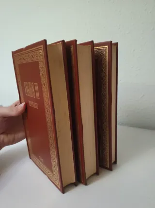 3 Libros Ensayos Montaigne Folio Marrón