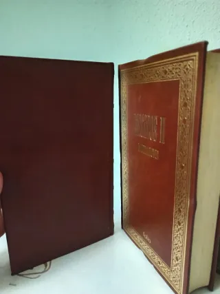 3 Libros Ensayos Montaigne Folio Marrón