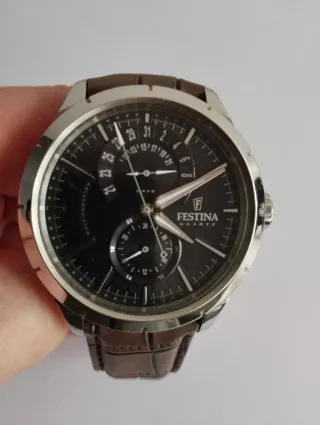 Reloj Festina Hombre F16573/4. Negro/plata.