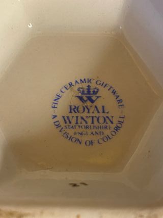 Jarrón de Porcelana Vintage Royal Winton
