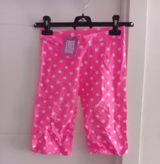 Mallas cortas rosas lunares Talla 14-16