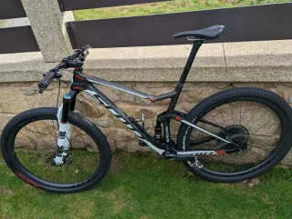 Bicicleta Scott Spark Carbon 920 tuneada talla L
